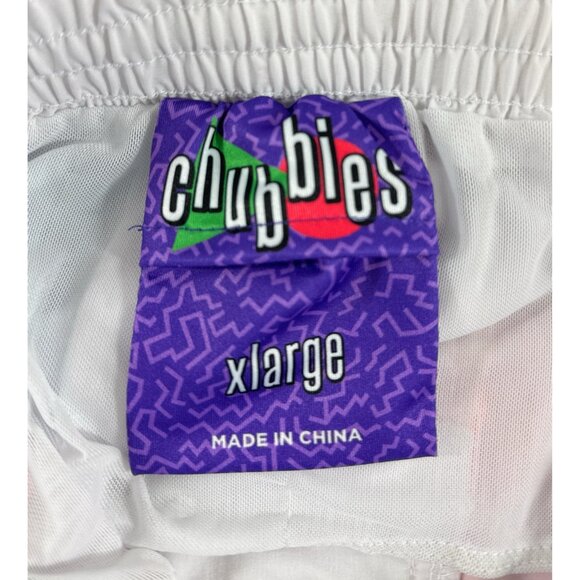 Chubbies Mens Swim Trunks Sz XL Flavor Savors Pastel 5.5” Striped Beach Shorts - Picture 5 of 10